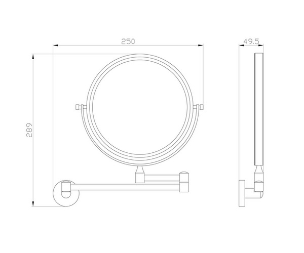 зеркало WONZON & WOGHAND 8158